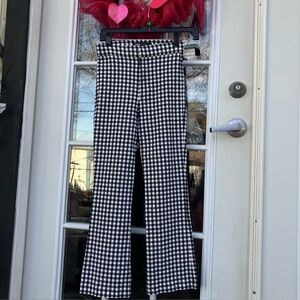 Black and White Checkered Pants